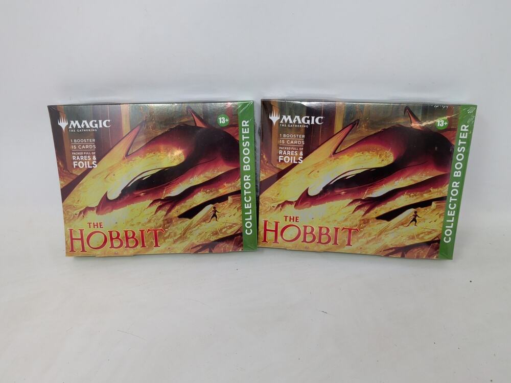 Magic The Gathering The Hobbit Collector Booster Pack Box Sealed x 2 SHIPS Fast